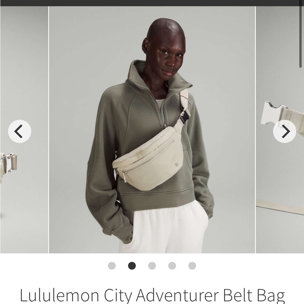 Lululemon City Adventurer belt bag (Raw Linen)